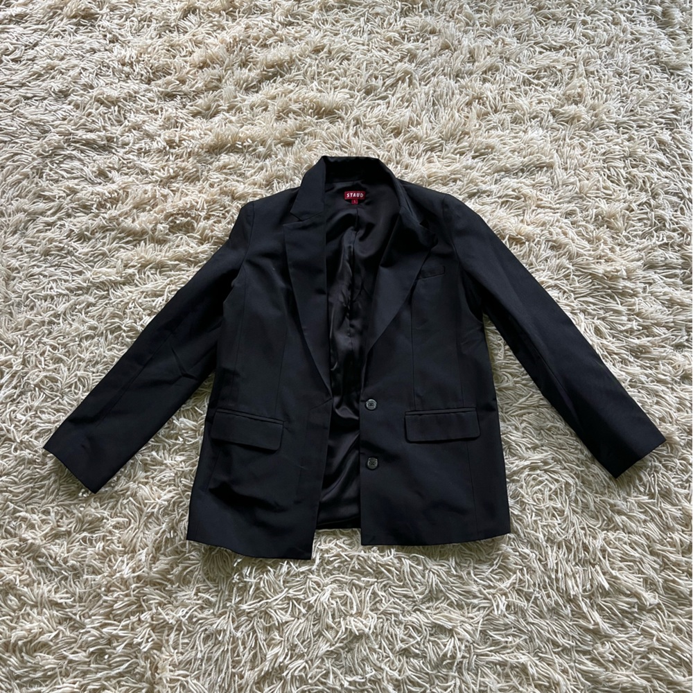 STAUD Maxwell Blazer in black (size S)